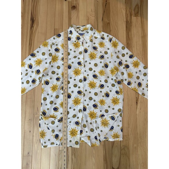 Vintage Pendleton Classic Women's Shirt Anchors Sun Nautical Size Small Button - Picture 7 of 9